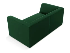 Discount CXL by Christian Lacroix - Sofá "Charles" 2 lugares em veludo - 174x92x69cm Verde