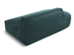 Sofá*CXL by Christian Lacroix - Sofá modular virado para a esquerda "Charles" 2 lugares em veludo - 181x93x69cm Azul