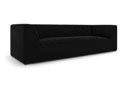 Sofá|CXL by Christian Lacroix - Sofá "Charles" 3 lugares em veludo - 232x92x69cm Preto