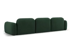 Sofá*CXL by Christian Lacroix - Sofá modular de canto direito "Lucien" 4 lugares em veludo - 320x165x70cm Verde