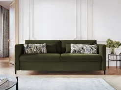 Best CXL by Christian Lacroix - Sofá-cama "Yanis" 2 lugares em tecido estrutural - 182x102x80cm Verde