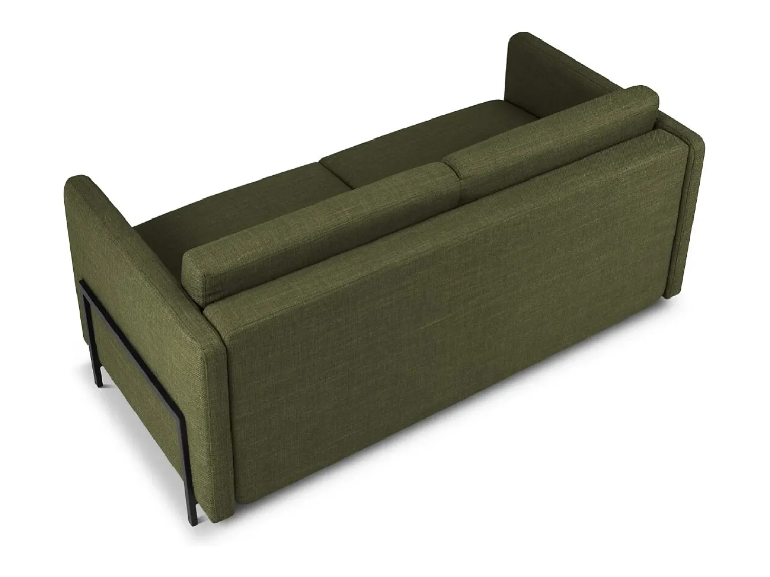 Best CXL by Christian Lacroix - Sofá-cama "Yanis" 2 lugares em tecido estrutural - 182x102x80cm Verde