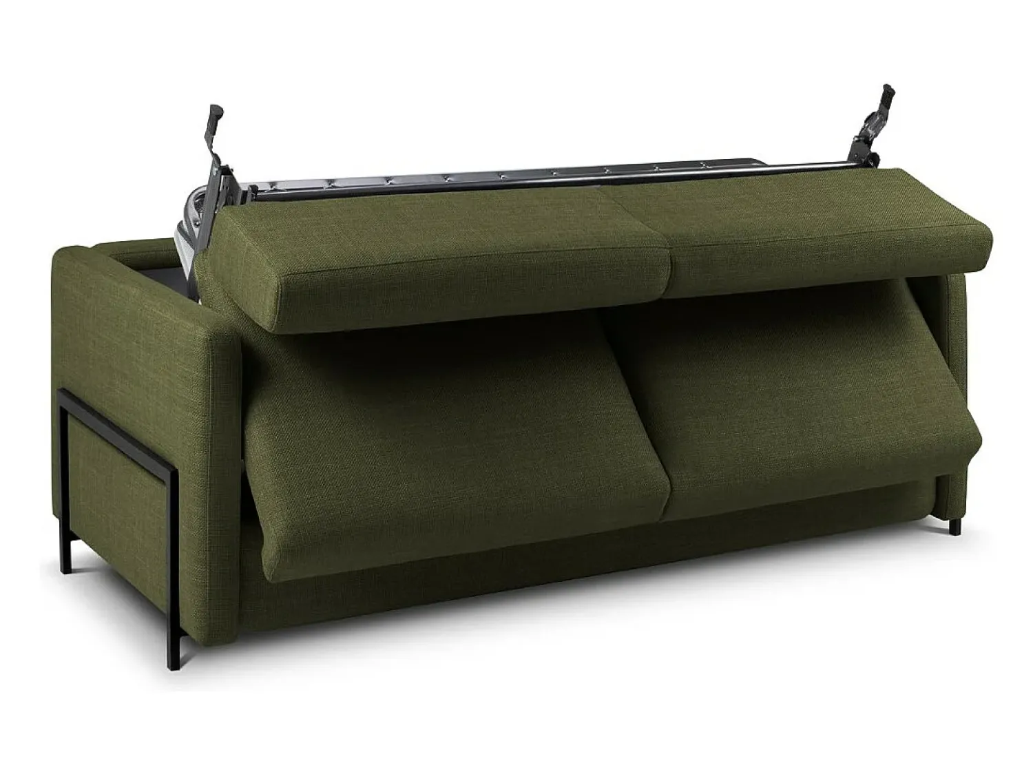 Best CXL by Christian Lacroix - Sofá-cama "Yanis" 2 lugares em tecido estrutural - 182x102x80cm Verde