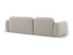 CXL by Christian Lacroix - Sofá modular de canto esquerdo "Lucien" 4 lugares em veludo claro - 275x165x70cm^ Sofá