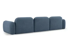 Sofá*CXL by Christian Lacroix - Sofá modular "Lucien" 4 lugares em veludo jeans - 320x90x70cm Azul
