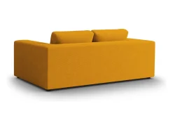 Sofá|CXL by Christian Lacroix - Sofá "Tendance" 3 lugares em veludo cotelê - 220x122x72cm Amarelo