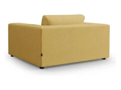Sofá|CXL by Christian Lacroix - Sofá "Tendance" 1,5 lugares em tecido estrutural - 156x122x72cm Amarelo