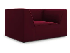 Poltrona|CXL by Christian Lacroix - Poltrona "Charles" em veludo - 120x92x69cm Vermelho