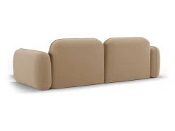 CXL by Christian Lacroix - Sofá modular de canto direito "Lucien" 3 lugares em veludo areia - 230x165x70cm^ Sofá