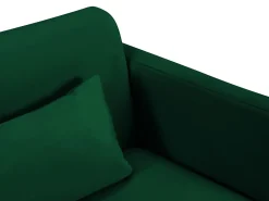 Sofá*CXL by Christian Lacroix - Sofá-cama "Yanis" 2 lugares em veludo verde garrafa - 182x102x80cm Verde pinho