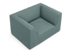 CXL by Christian Lacroix - Poltrona "Charles" em veludo hortelã - 120x92x69cm^ Poltrona