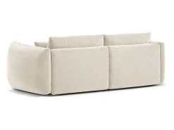 CXL by Christian Lacroix - Sofá modular "Maurie" 3 lugares em veludo - 224x107x90cm Marfim