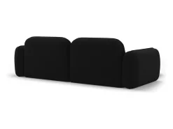 Sofá|CXL by Christian Lacroix - Sofá modular de canto esquerdo "Lucien" 3 lugares em veludo - 230x165x70cm Preto