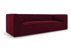 Sofá*CXL by Christian Lacroix - Sofá "Charles" 3 lugares em veludo - 232x92x69cm Vermelho