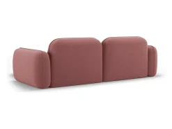 CXL by Christian Lacroix - Sofá modular de canto direito "Lucien" 3 lugares em veludo salmão - 230x165x70cm^ Sofá