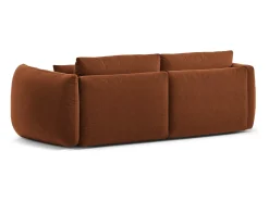 CXL by Christian Lacroix - Sofá modular "Maurie" 3 lugares em tecido chenille tijolo - 224x107x90cm^ Sofá