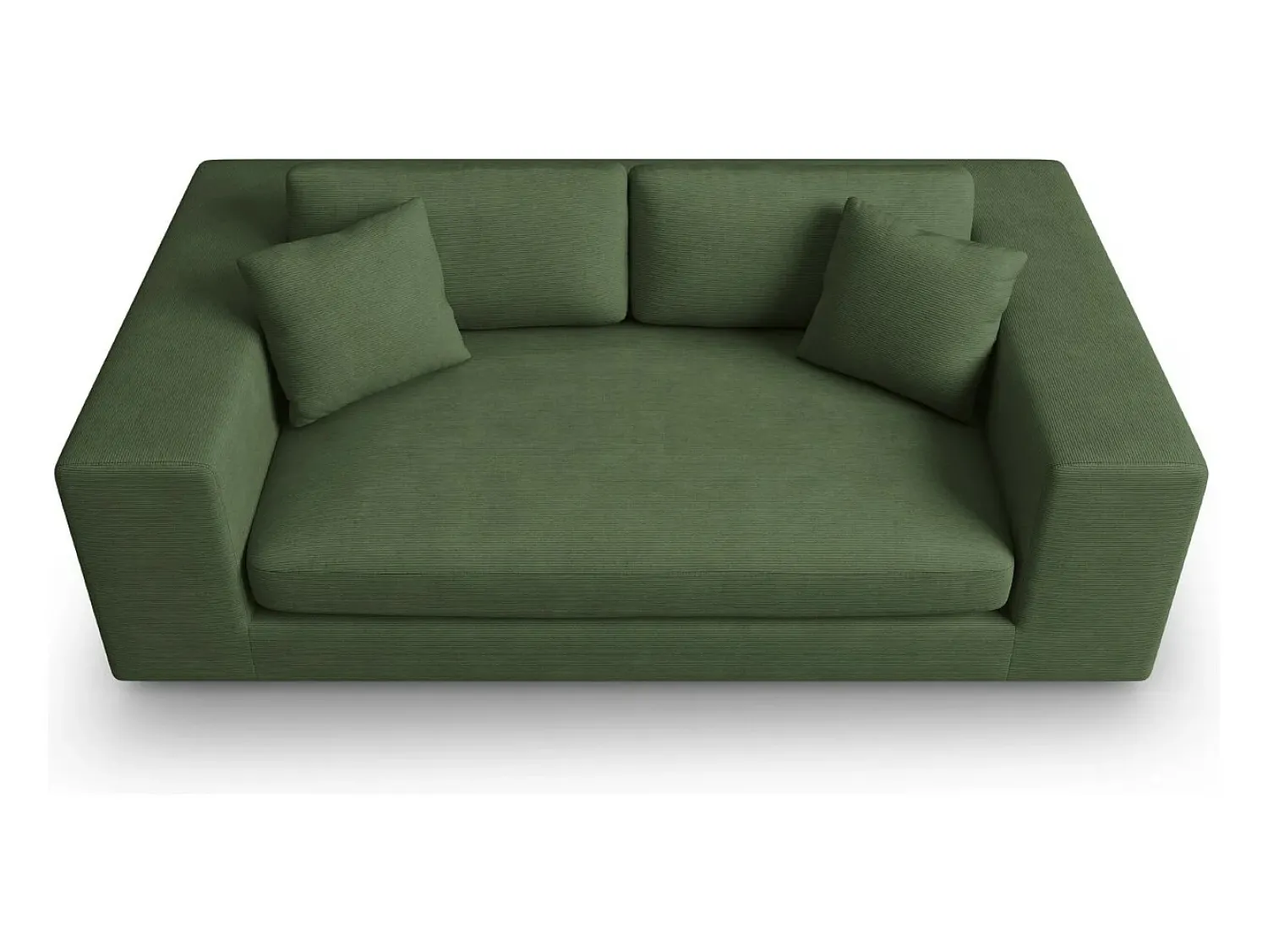 CXL by Christian Lacroix - Sofá "Tendance" 3 lugares em veludo cotelê - 220x122x72cm^ Sofá