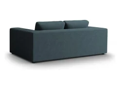 Sofá|CXL by Christian Lacroix - Sofá "Tendance" 3 lugares em veludo cotelê - 220x122x72cm Azul