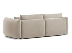 CXL by Christian Lacroix - Sofá modular "Maurie" 3 lugares em tecido chenille claro - 224x107x90cm^ Sofá