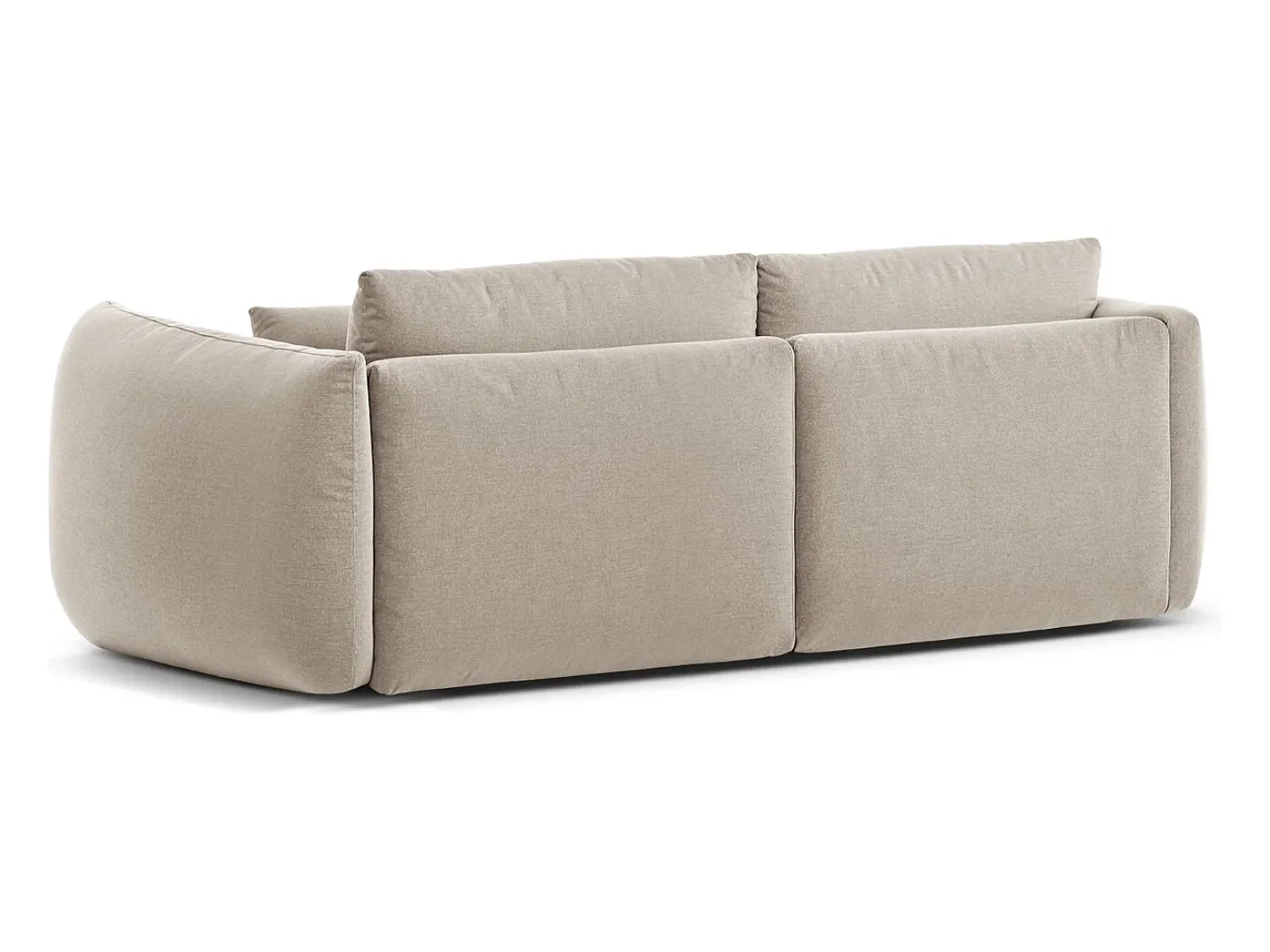 CXL by Christian Lacroix - Sofá modular "Maurie" 3 lugares em tecido chenille claro - 224x107x90cm^ Sofá