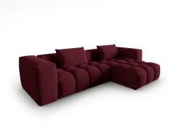 CXL by Christian Lacroix - Sofá modular de canto direito "Lorella" 3 lugares em tecido estrutural - 260x145x70cm^ Sofá