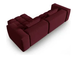 CXL by Christian Lacroix - Sofá modular de canto direito "Lorella" 3 lugares em tecido estrutural - 260x145x70cm^ Sofá