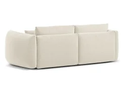 Sofá*CXL by Christian Lacroix - Sofá modular "Maurie" 3 lugares em tecido chenille - 224x107x90cm Marfim