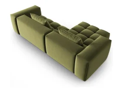 CXL by Christian Lacroix - Sofá modular de canto esquerdo "Lorella" 3 lugares em veludo - 260x145x70cm^ Sofá