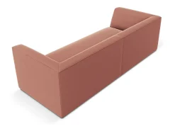 Sofá|CXL by Christian Lacroix - Sofá "Charles" 3 lugares em veludo - 232x92x69cm Rosa