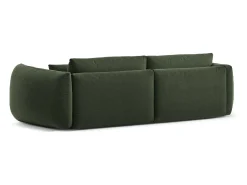 CXL by Christian Lacroix - Sofá modular "Maurie" 4 lugares em tecido chenille musgo - 264x107x90cm^ Sofá