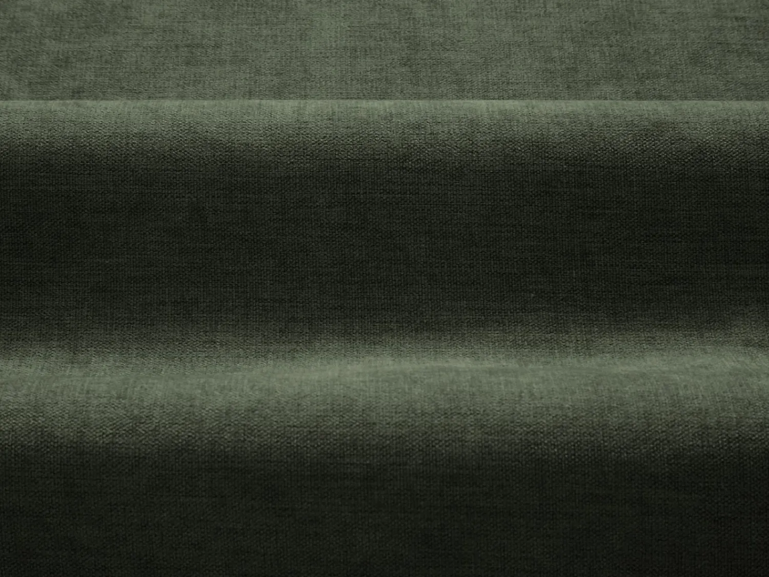 CXL by Christian Lacroix - Sofá modular "Maurie" 4 lugares em tecido chenille musgo - 264x107x90cm^ Sofá