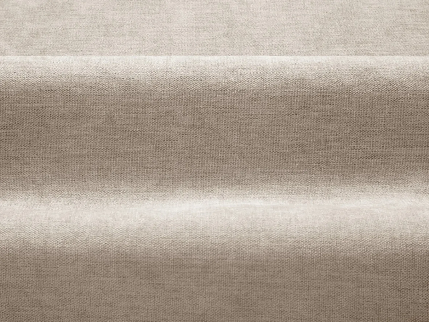 Sofá*CXL by Christian Lacroix - Sofá modular "Maurie" 4 lugares em tecido chenille claro - 264x107x90cm Bege
