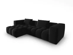 CXL by Christian Lacroix - Sofá modular de canto esquerdo "Lorella" 3 lugares em veludo - 260x145x70cm^ Sofá