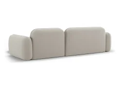 CXL by Christian Lacroix - Sofá modular de canto direito "Lucien" 4 lugares em veludo claro - 275x165x70cm^ Sofá