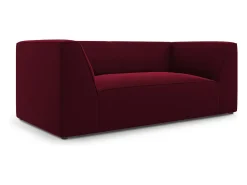 Sofá|CXL by Christian Lacroix - Sofá "Charles" 2 lugares em veludo - 174x92x69cm Vermelho