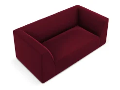 Sofá|CXL by Christian Lacroix - Sofá "Charles" 2 lugares em veludo - 174x92x69cm Vermelho