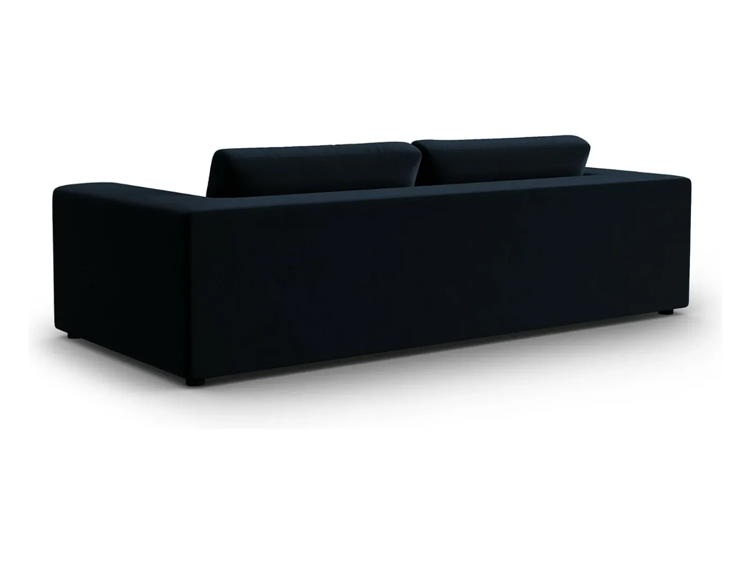 Sofá|CXL by Christian Lacroix - Sofá "Tendance" 4 lugares em veludo - 262x122x72cm Azul escuro
