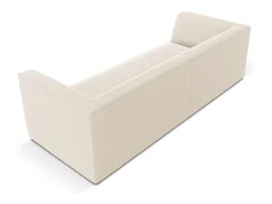 New CXL by Christian Lacroix - Sofá "Charles" 3 lugares em veludo - 232x92x69cm Bege