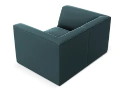 Poltrona|CXL by Christian Lacroix - Poltrona "Charles" em veludo - 120x92x69cm Azul