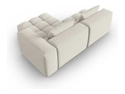 CXL by Christian Lacroix - Sofá modular de canto direito "Lorella" 3 lugares em tecido estrutural - 205x145x70cm^ Sofá
