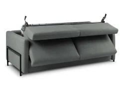 Sofá|CXL by Christian Lacroix - Sofá-cama "Yanis" 3 lugares em tecido estrutural cinza - 202x102x80cm Cinzento