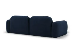 Sofá*CXL by Christian Lacroix - Sofá modular de canto esquerdo "Lucien" 3 lugares em veludo - 230x165x70cm Azul escuro