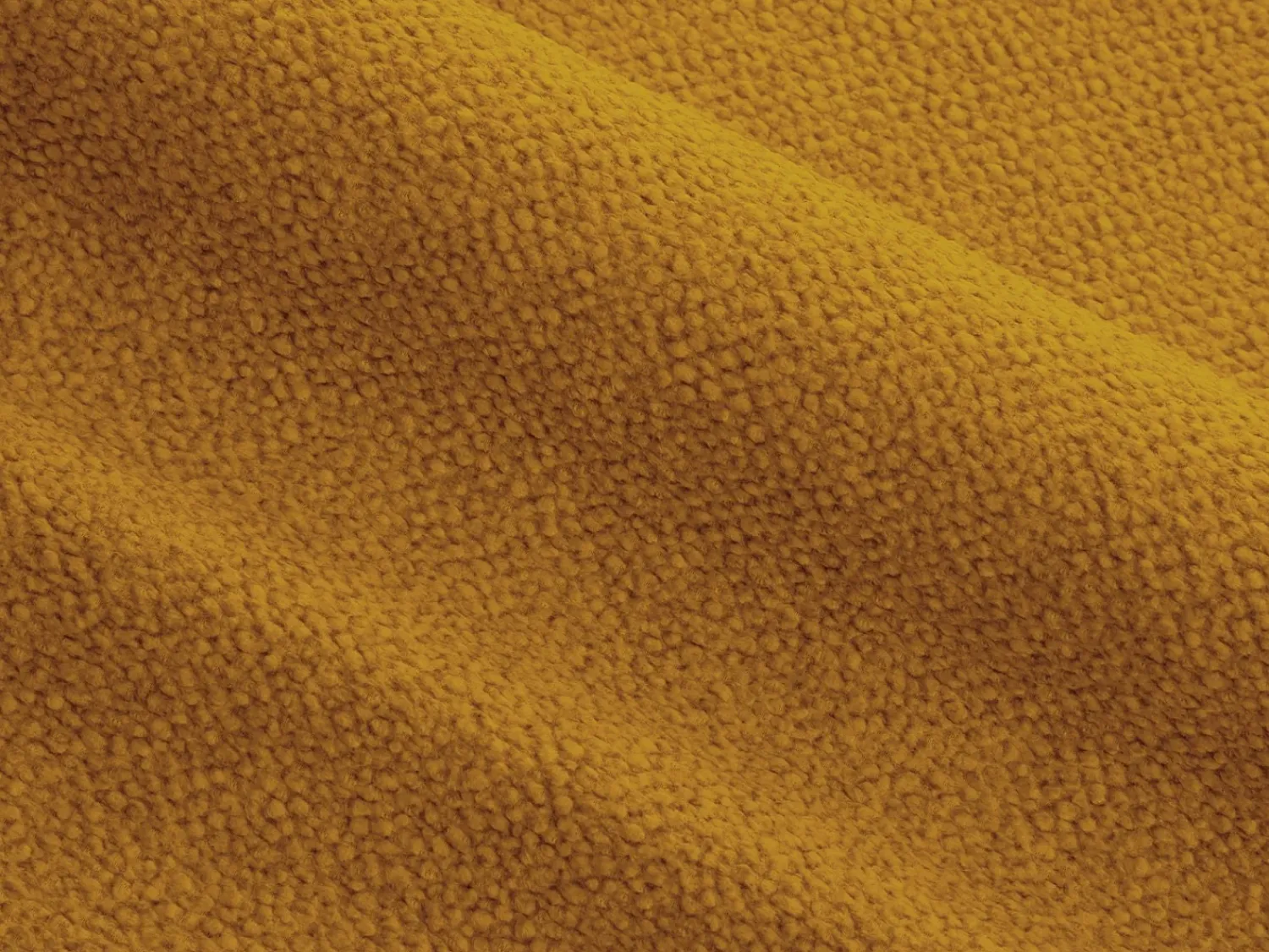 Clearance CXL by Christian Lacroix - Sofá modular de canto direito "Lucien" 4 lugares em veludo mostarda - 320x165x70cm Amarelo mostarda