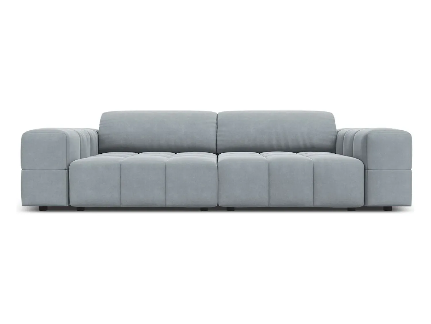 CXL by Christian Lacroix - Sofá "Luc" 3 lugares em veludo - 204x102x70cm^ Sofá