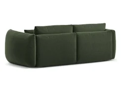 CXL by Christian Lacroix - Sofá modular "Maurie" 3 lugares em tecido chenille musgo - 224x107x90cm^ Sofá