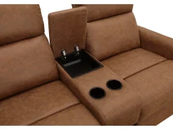 Loft24 Daoulas Cadeirão duplo reclinável Denim^ Poltrona