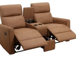 Loft24 Daoulas Cadeirão duplo reclinável Denim^ Poltrona