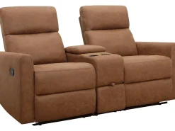 Loft24 Daoulas Cadeirão duplo reclinável Denim^ Poltrona