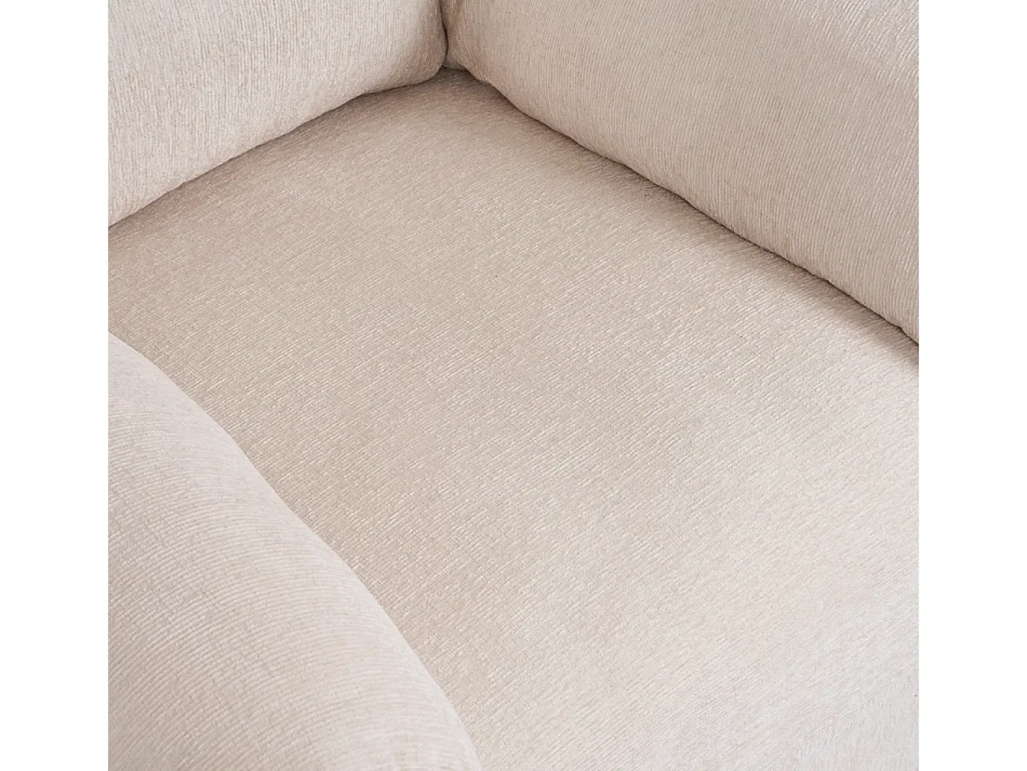 Poltrona*KOMHTOM Design moderno, tecido chenille, poltrona de grandes dimensões, cadeira decorativa, sofá individual, Bege