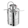 Acessório Vinho E Bar| Destilador de Álcool SucceBuy Destilador de Água sem Gás e Álcool de 34 L com Barril Thumper e Bomba de Água